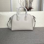 Givenchy | Antigona Bag In Box Leather In White - BB500C - 33 cm - 3