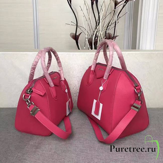Givenchy | Small Antigona Bag In Box Leather In Pink - BB500C - 28 cm - 1