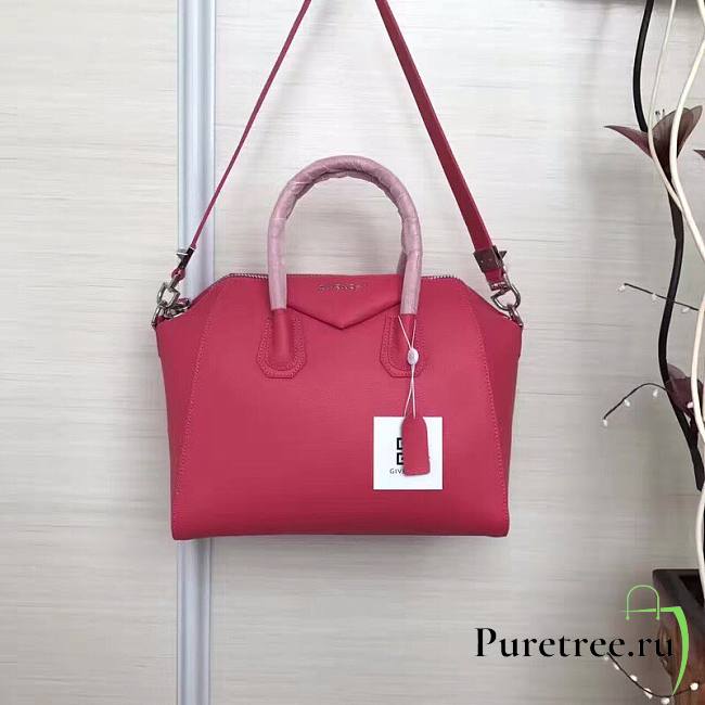 Givenchy | Antigona Bag In Box Leather In Pink - BB500C - 33 cm - 1