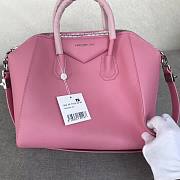 Givenchy | Small Antigona Bag In Box Leather In Light Pink - BB500C - 28 cm - 3
