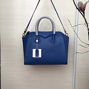 Givenchy | Small Antigona Bag In Box Leather In Blue - BB500C - 28 cm - 6