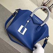 Givenchy | Small Antigona Bag In Box Leather In Blue - BB500C - 28 cm - 5