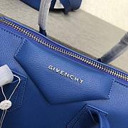 Givenchy | Antigona Bag In Box Leather In Blue - BB500C - 33 cm - 3