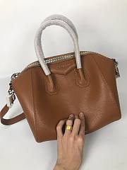 Givenchy | Antigona Bag In Box Leather In Brown - BB500C - 33 cm - 3