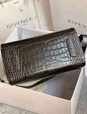 Givenchy | Small Antigona Bag In Box Crocodile Leather In Black - BB500C - 28 cm - 5