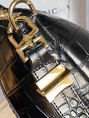 Givenchy | Small Antigona Bag In Box Crocodile Leather In Black - BB500C - 28 cm - 3