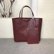 Givenchy | Red Wine Crocodile tote bag - 34 x 29 x 16 cm - 1