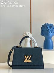 Louis Vuitton | Twist One Handle PM Marine Blue Bag - M58793 - 25 x 17 x 11 cm - 2