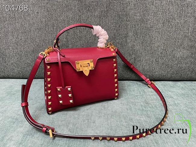 VALENTINO | Garavani Rockstud Alcove Red handbag - WW2B0J - 22 x 17 x 9cm - 1