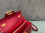 VALENTINO | Garavani Rockstud Alcove Red handbag - WW2B0J - 22 x 17 x 9cm - 3