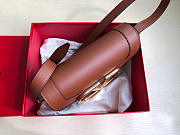 VALENTINO | Garavani SUPERVEE shoulder Brown bag - 26.5x9x15cm - 3
