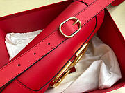 VALENTINO | Garavani SUPERVEE shoulder red bag - 26.5x9x15cm - 3