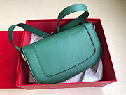 VALENTINO | Garavani SUPERVEE shoulder green bag - 26.5x9x15cm - 4