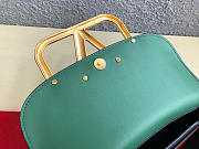 VALENTINO | Garavani SUPERVEE shoulder green bag - 26.5x9x15cm - 2