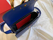 VALENTINO | Garavani SUPERVEE shoulder blue bag - 26.5x9x15cm - 2