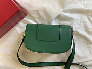 VALENTINO | Garavani SUPERVEE shoulder green bag - 18x7.5x12.5cm - 6