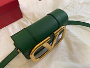 VALENTINO | Garavani SUPERVEE shoulder green bag - 18x7.5x12.5cm - 2