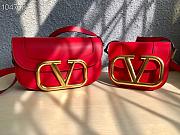 VALENTINO | Garavani SUPERVEE shoulder red bag - 18x7.5x12.5cm - 1