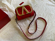 VALENTINO | Garavani SUPERVEE shoulder red bag - 18x7.5x12.5cm - 3
