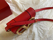 VALENTINO | Garavani SUPERVEE shoulder red bag - 18x7.5x12.5cm - 2