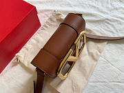 VALENTINO | Garavani SUPERVEE shoulder brown bag - 18x7.5x12.5cm - 6