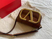 VALENTINO | Garavani SUPERVEE shoulder brown bag - 18x7.5x12.5cm - 4