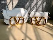 VALENTINO | Garavani SUPERVEE shoulder white bag - 18x7.5x12.5cm - 1