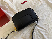 VALENTINO | Garavani SUPERVEE shoulder black bag - 18x7.5x12.5cm - 6