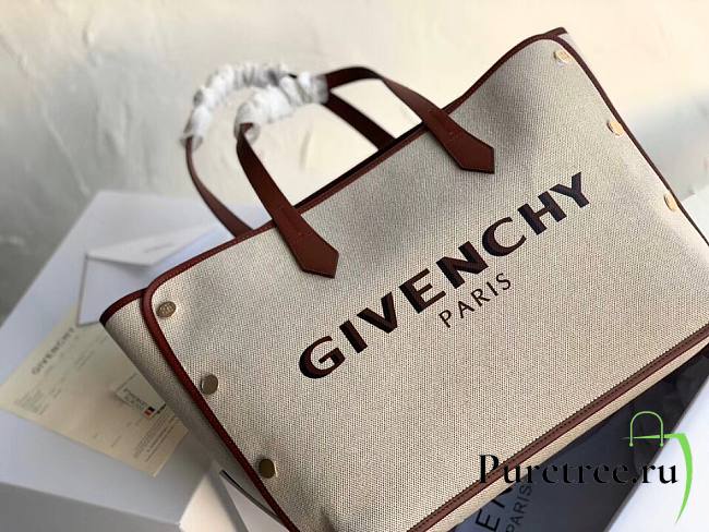  Givenchy | Medium Bond Canvas & Leather Tote bag - 43 x 29 x 16 cm - 1