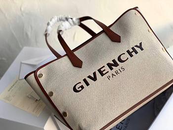  Givenchy | Medium Bond Canvas & Leather Tote bag - 43 x 29 x 16 cm