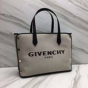  Givenchy | Medium Bond Canvas & Leather Black Tote bag - 43 x 29 x 16 cm - 1