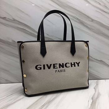  Givenchy | Medium Bond Canvas & Leather Black Tote bag - 43 x 29 x 16 cm