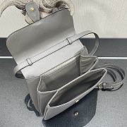 CELINE | Medium Tabou In Smooth Calfskin Grey - 196583 - 22x16x7cm - 2