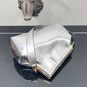 FENDI | First Medium Silver Bag - 8BP127 - 32.5x15x23.5cm - 6