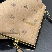 FENDI | First Small Beige flannel bag with embroidery - 8BP129 - 4