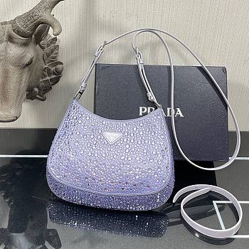 PRADA | Prada Cleo satin Wisteria bag - 1BC169 - 18.5 x 4.5 x 2.2 cm