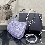 PRADA | Prada Cleo satin Wisteria bag - 1BC169 - 18.5 x 4.5 x 2.2 cm - 6