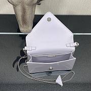 PRADA | Purple Brushed leather shoulder bag - 1BH189 - 9.5x3.5x17cm - 3