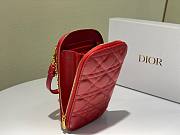 Dior | Lady Dior Red phone holder - S0872O - 18 x 10.5 x 2.5 cm - 5