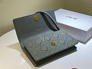 DIOR | Caro Gray belt pouch with chain - S5091U - 20 x 11.5 x 3.5 cm - 6