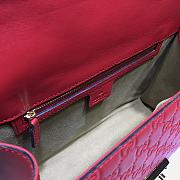 GUCCI | Padlock Medium Signature Red bag - 409486 - 30 x 19 x 10 cm - 2