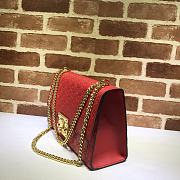 GUCCI | Padlock Medium Signature Red bag - 409486 - 30 x 19 x 10 cm - 5