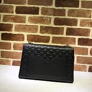GUCCI | Padlock Medium Signature Black bag - 409486 - 30 x 19 x 10 cm - 5