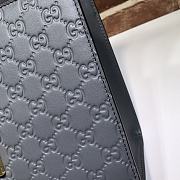 GUCCI | Padlock Medium Signature Grey bag - 409486 - 30 x 19 x 10 cm - 6