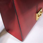 GUCCI | Padlock GG Red Leather Bag - 409486 - 30 x 19 x 10 cm - 2