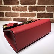 GUCCI | Padlock GG Red Leather Bag - 409486 - 30 x 19 x 10 cm - 4