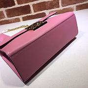 GUCCI | Padlock GG Pink Leather Bag - 409486 - 30 x 19 x 10 cm - 2