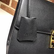 GUCCI | Padlock GG Black Leather Bag - 409486 - 30 x 19 x 10 cm - 5