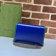 Gucci | Dionysus mini blue chain bag - 401231 - 20 x 13.5 x 3 cm - 3
