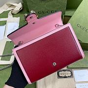 Gucci | Dionysus mini Red chain bag - 401231 - 20 x 13.5 x 3 cm - 4